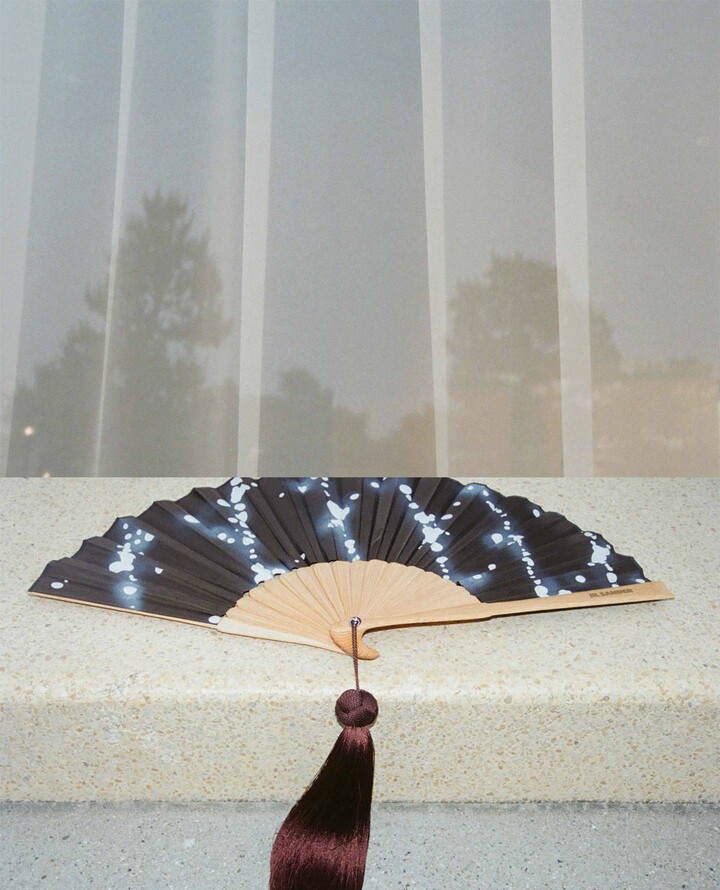 宮脇賣扇庵 × JIL SANDER 布扇子