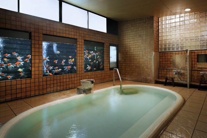 九兵衛旅館の大浴場