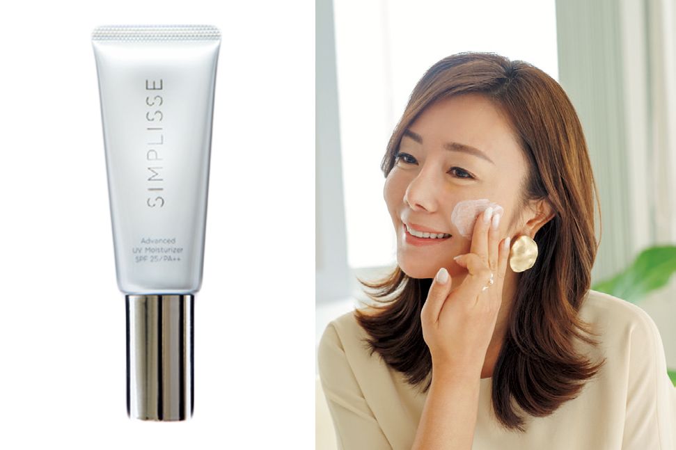 保湿力もあるUVカット剤。シンプリス UV モイスチャライザーSPF25・PA++ 35g ¥4,600