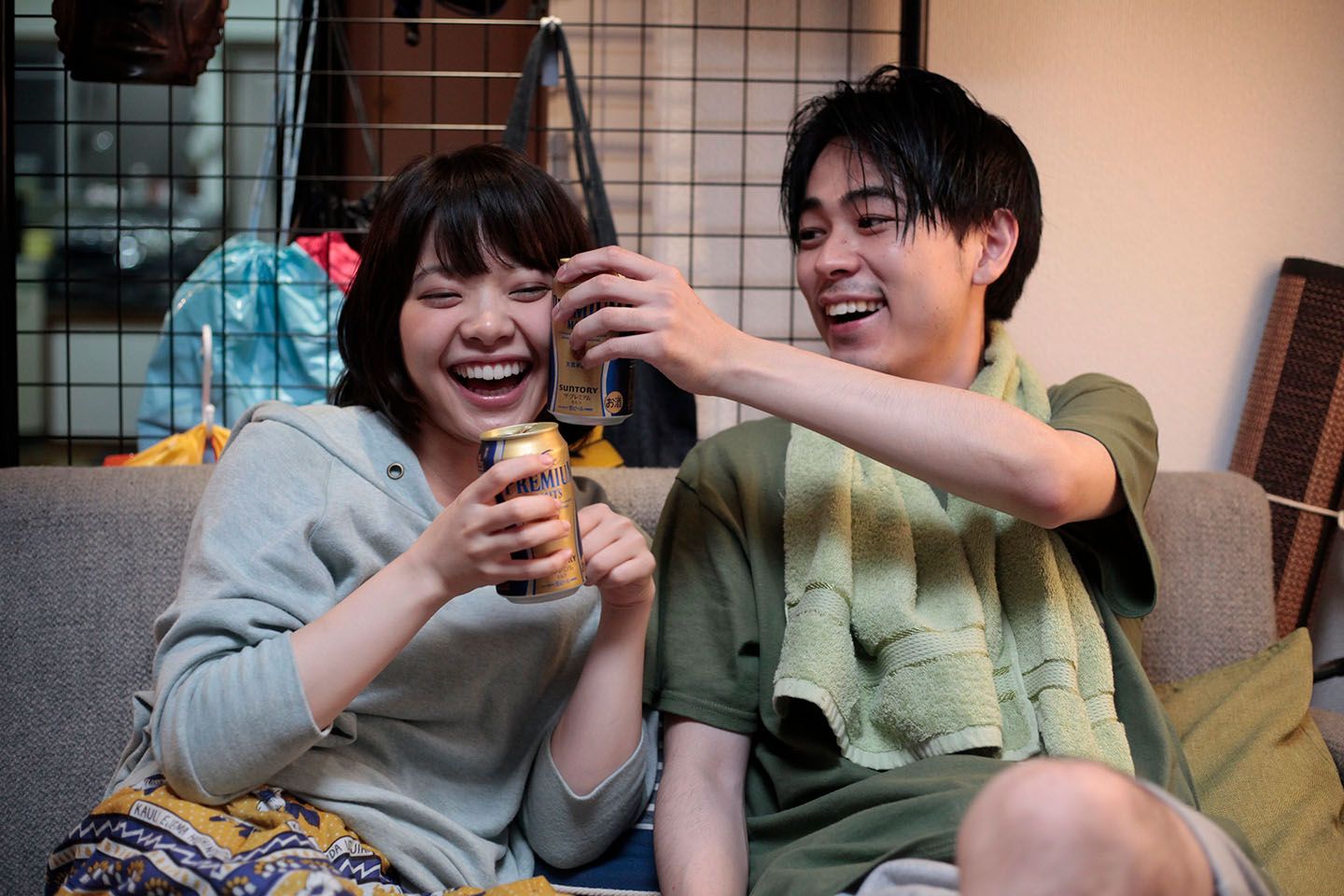 映画では爽やかでほのぼのするテルコ(岸井ゆきの)とマモル(成田 凌)の恋愛シーンがたくさん!