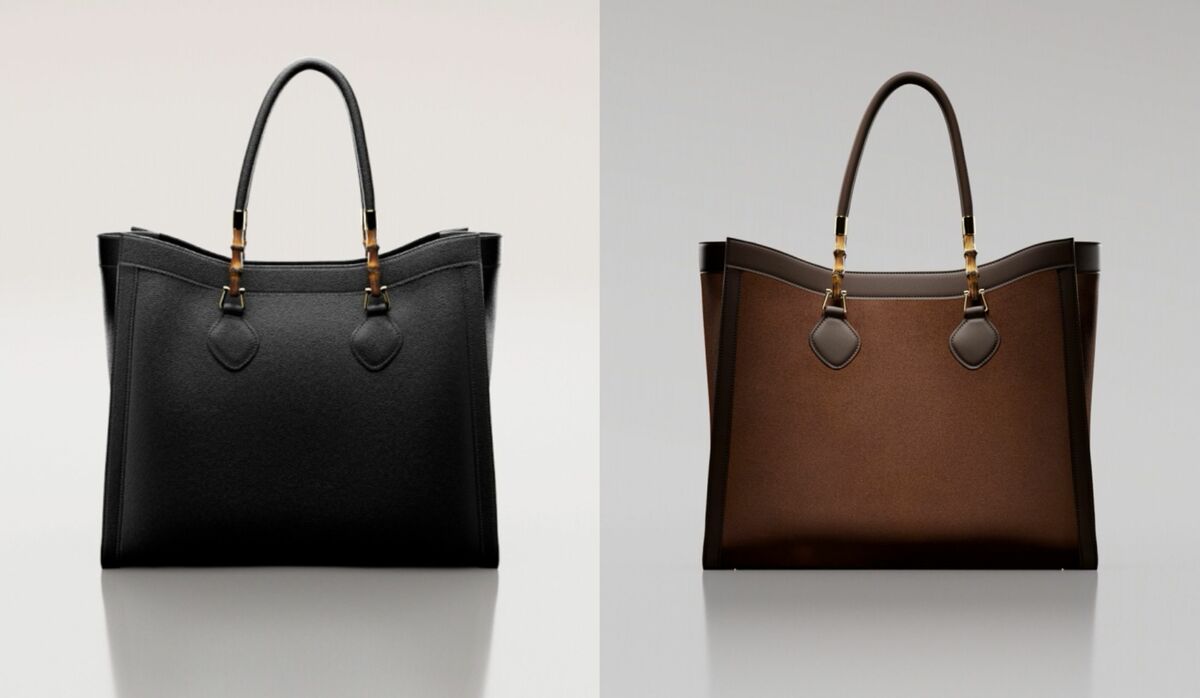 【GUCCI】トートバッグ　バンブー　スエード　レザー　ブラック グッチの最新作「グッチ バンブー トート」に注目｜アイコニックな