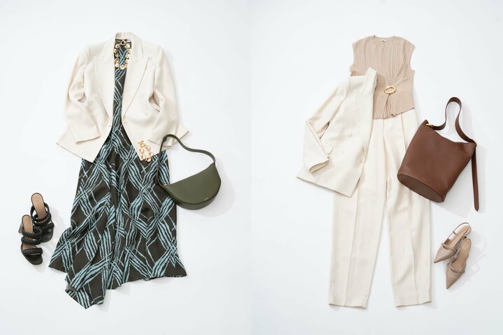 ジョセフのジャケットコーディネート2種