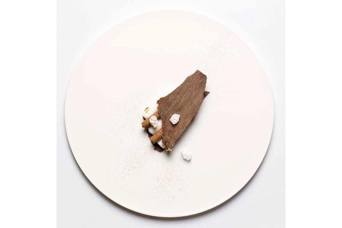 チョコレートとアーティチョークのソルベ