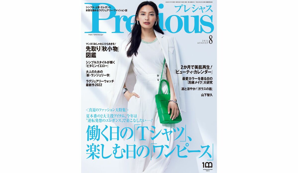 『Precious』2022年8月号｜真夏のファッション大特集【働く日の