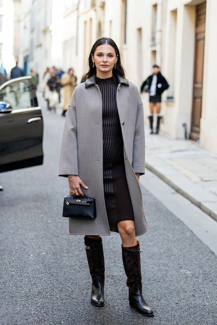 ファッションニュース_1,セレブ_1,大人コーデ_1,冬コーデ_1,ニット_1,ワンピース_1