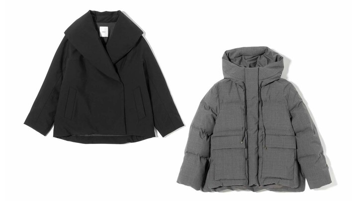 エブールのダウンウエア2種