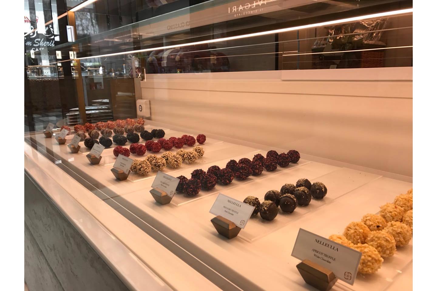 陳列されているチョコレート