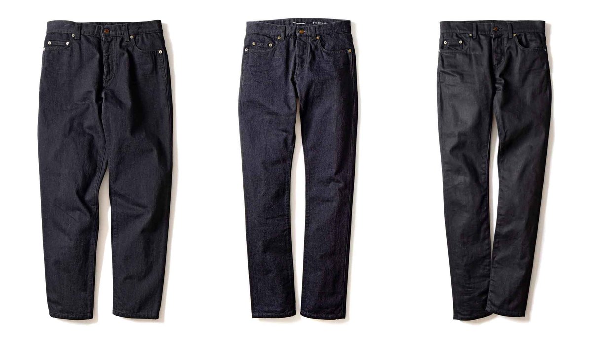 青よりも黒！「サンローラン」のブラックデニムが、いつものコーデに