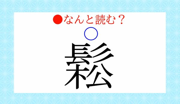 「骨粗鬆症」の「鬆」ってどういう意味?読み方で意味がわかります!