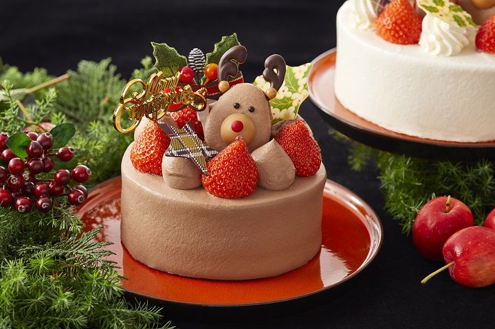 「クリスマスショートケーキ・チョコレートクリーム」の写真