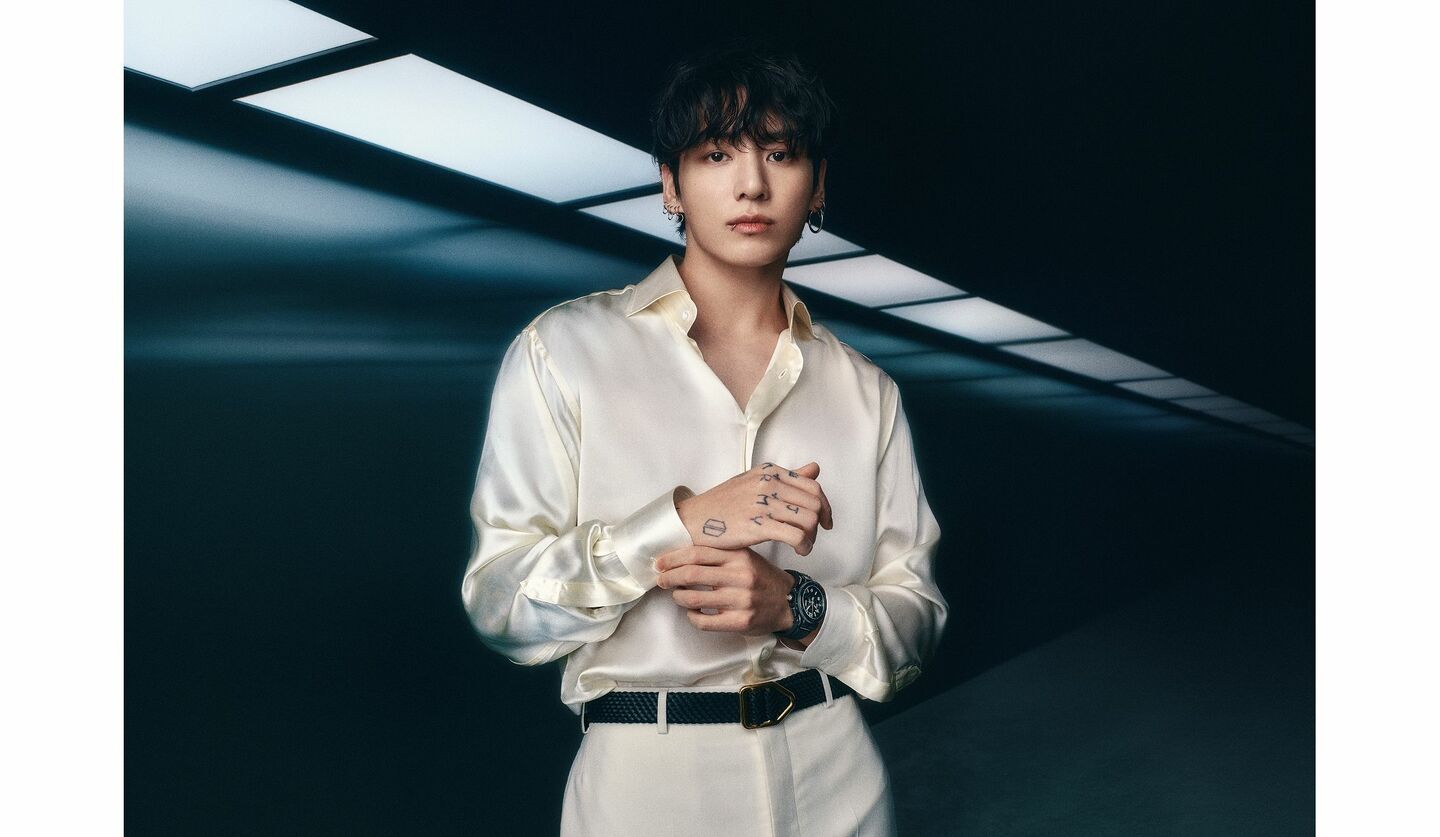 HUBLOTの時計を身に着けたBTSのメンバー・Jung Kook（ジョングク）さんの画像
