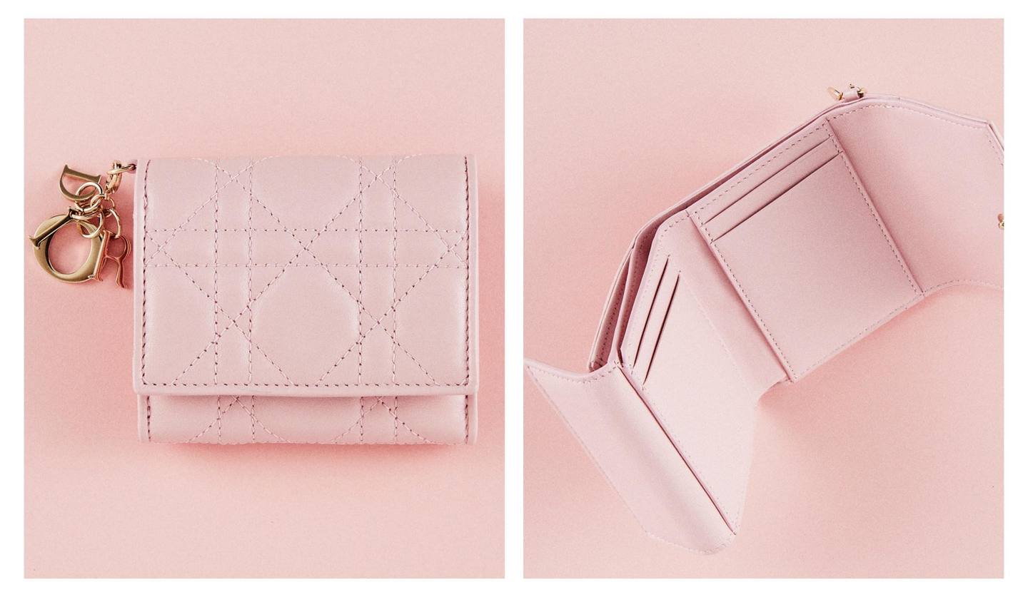 Dior　財布 　ミニウォレット　ピンク