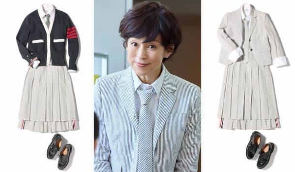清潔感と清涼感で好感度アップ！鈴木保奈美さん出演ドラマ『人事の人見』第４・５話のコーデをチェック【スタイリスト犬走比佐乃さん】