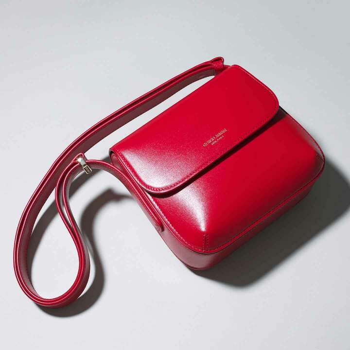 バッグ「ジョルジオ アルマーニ ラ プリマ」ショルダーバッグ スモール［縦16×横20×マチ12cm］￥198,000（ジョルジオ・アルマーニジャパン<ジョルジオ アルマーニ>）