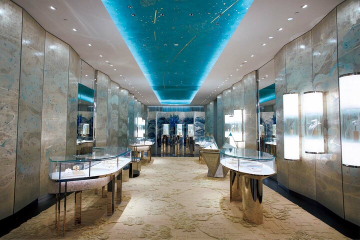 「ティファニー 銀座」の店内