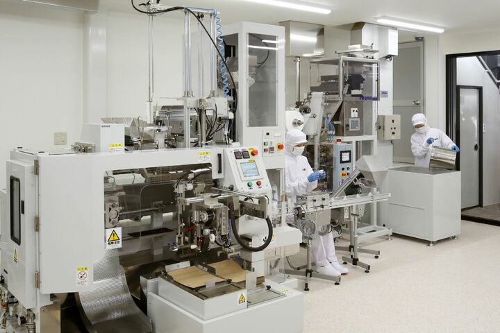 ルイボスティーの生産ライン