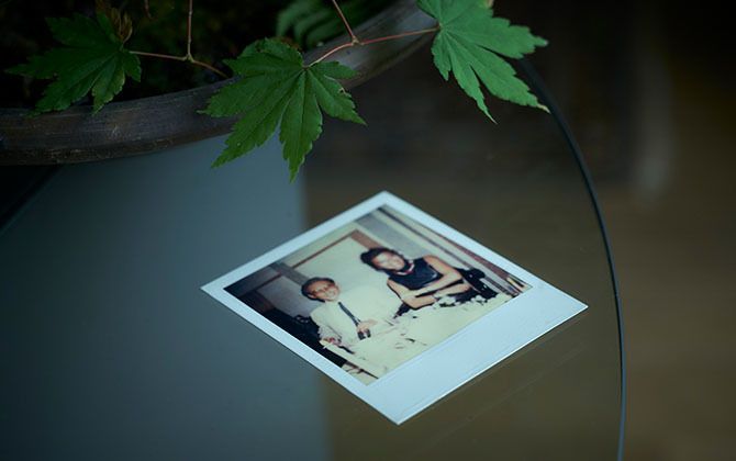 ふたりが初めて出会った日に撮った写真。恋が始まる前