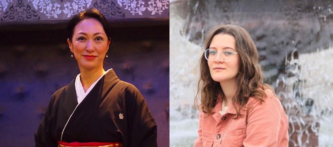 左が恵美子ママ。美しく、若々しい。アマルさんはロシア人であるものの、日本語が堪能でスムーズに会話ができた