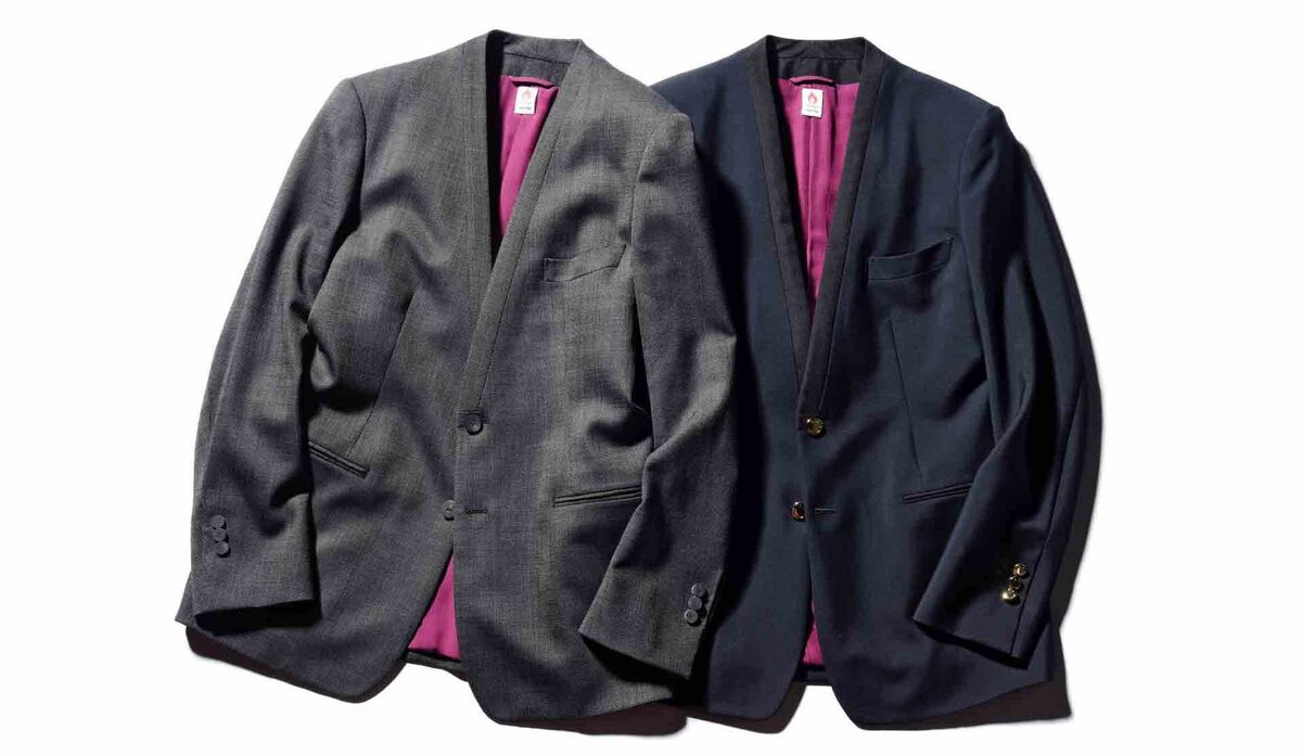 カーディガン感覚で着こなせるノーカラージャケットは こなれた感が出せる理想のアイテムだ Men S Precious メンズプレシャス