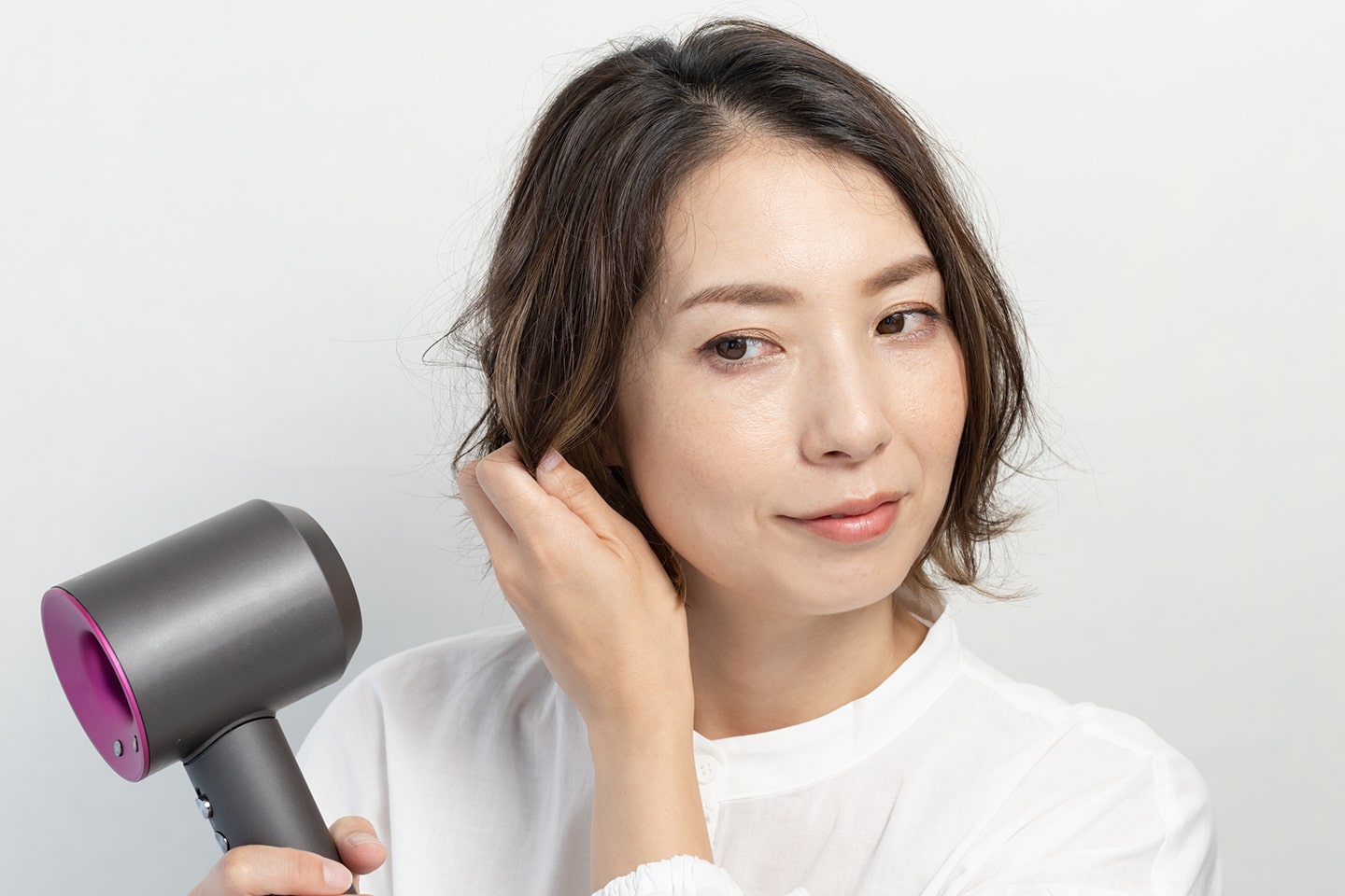 STEP2: 根元も乾かす