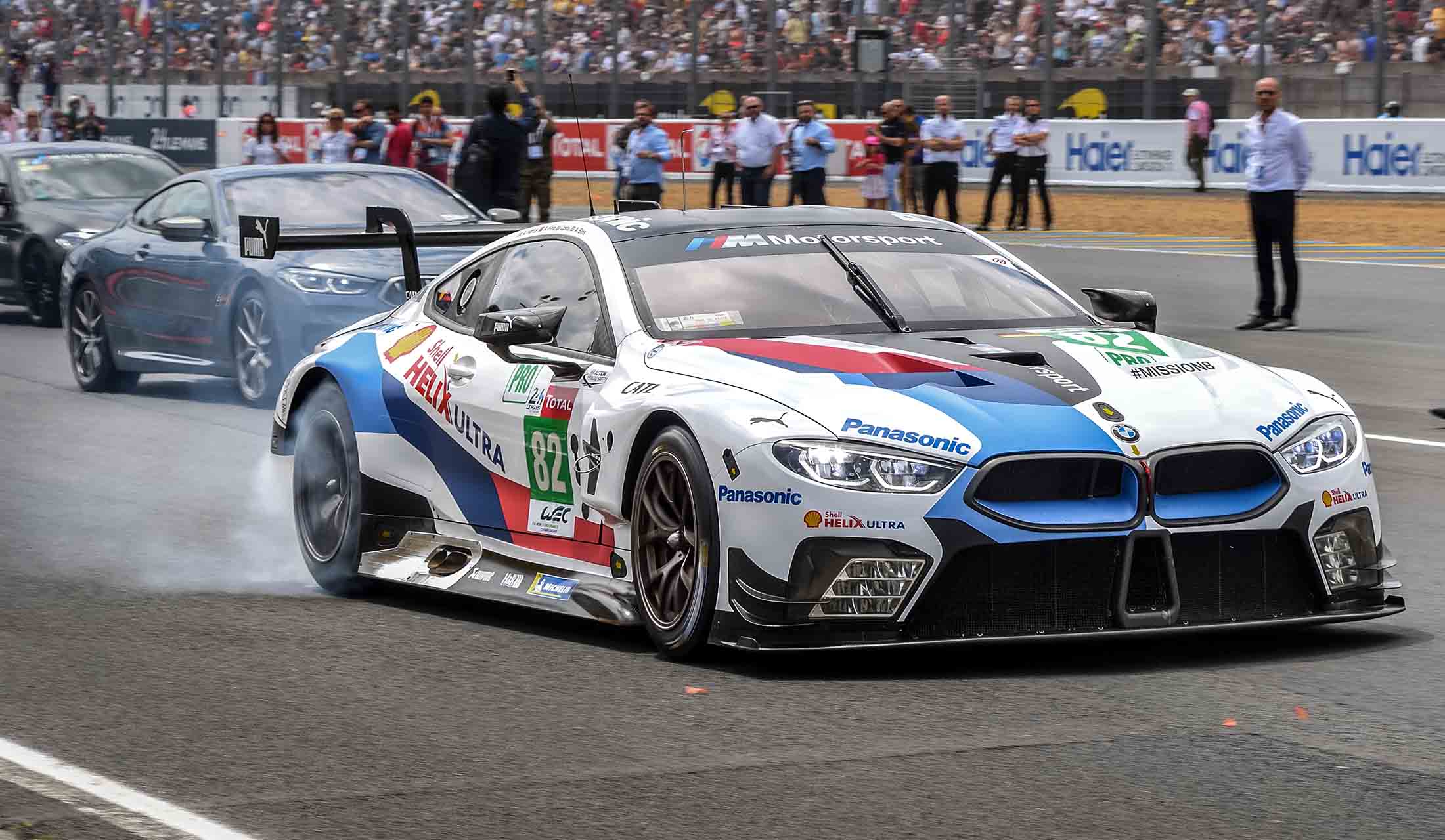 2018年のデイトナ24時間、スパ・フランコルシャン6時間、そしてル・マン24時間と出走して完走しているM8 GTE。