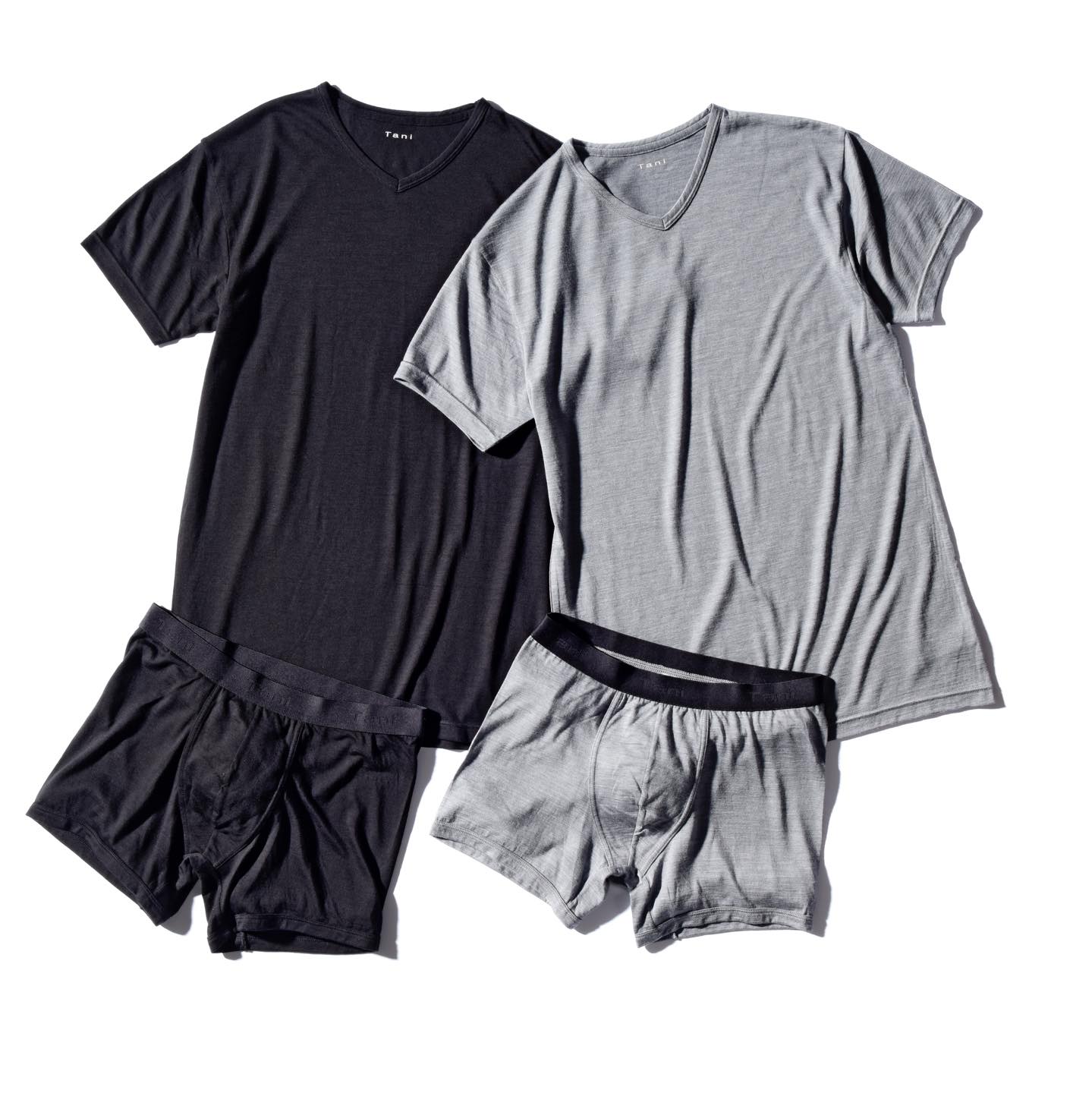 Tシャツ各¥8,900・ショーツ各¥5,600(タニ ジャパン)
