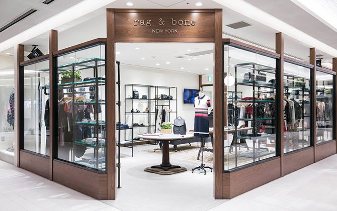 rag & bone(ラグ アンド ボーン)のGINZA SIX(銀座シックス)店外観