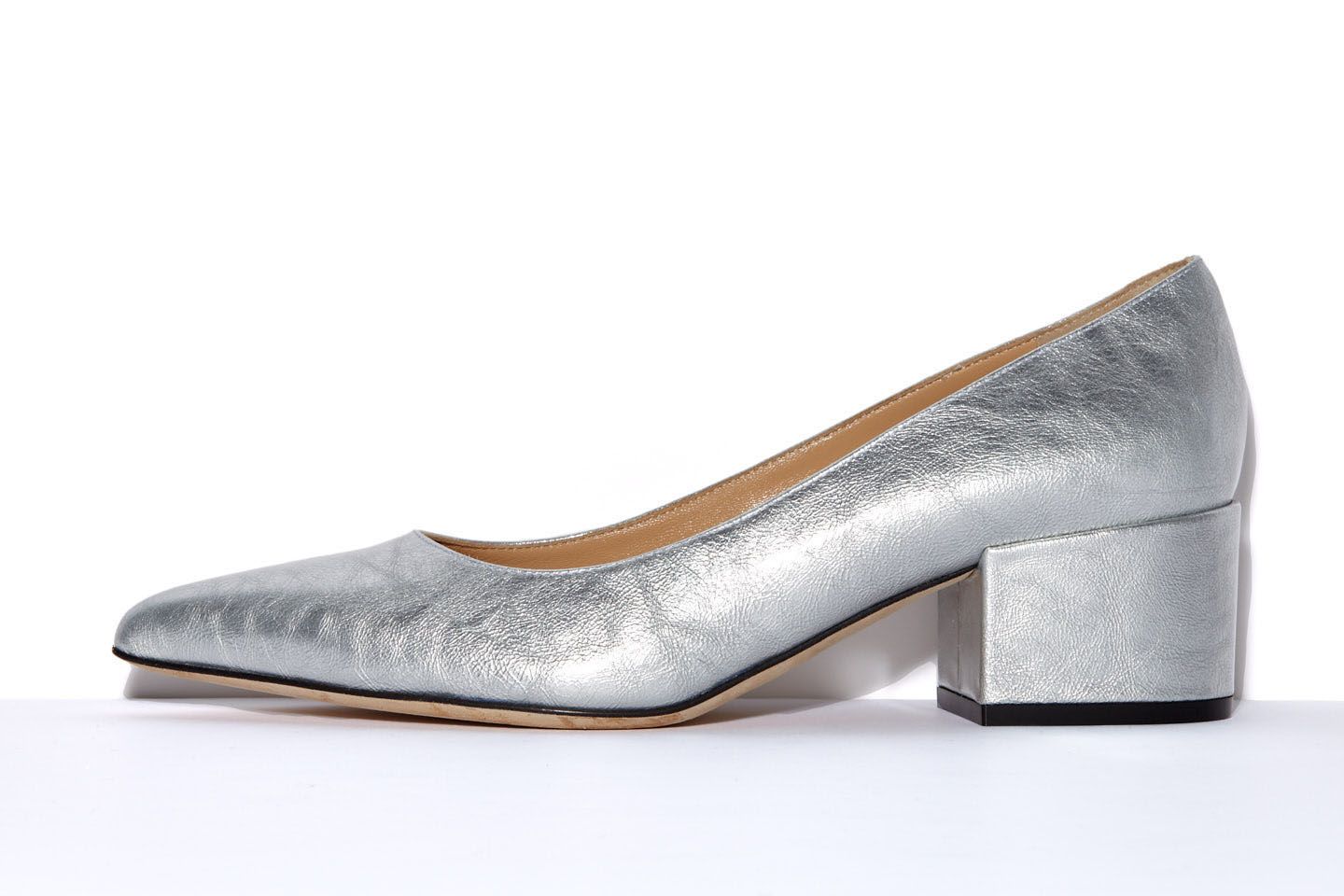 パンプス(シルバー)¥79,000【ヒール4.5㎝】