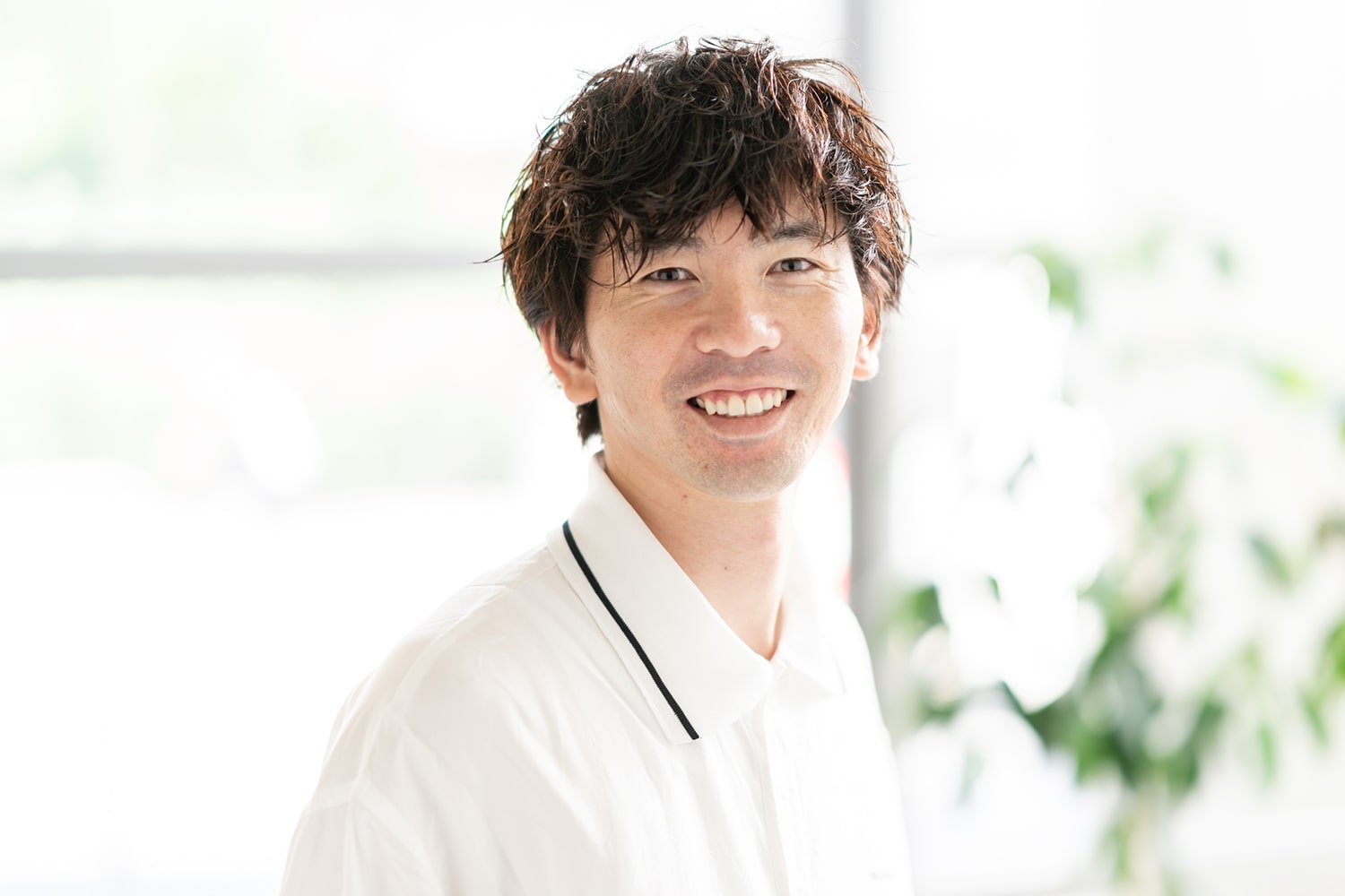 ACQUA総店長・熊谷安史さん。体を動かすのが好きで、休日は必ずジムへ。「6年前からボクササイズを続けています」