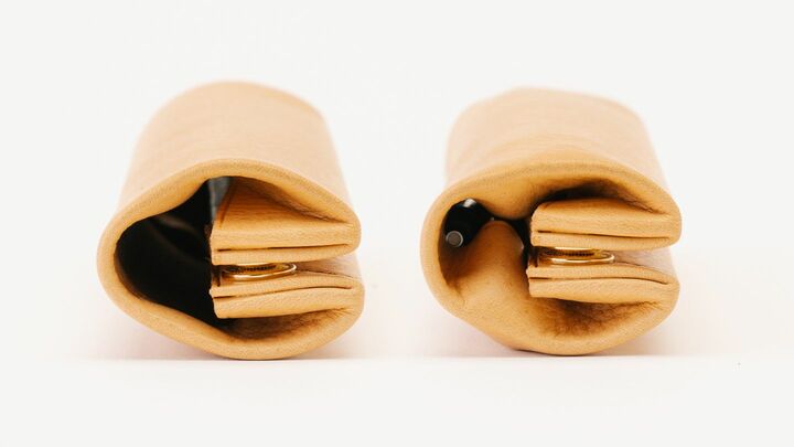 ペンケースを巻いた状態