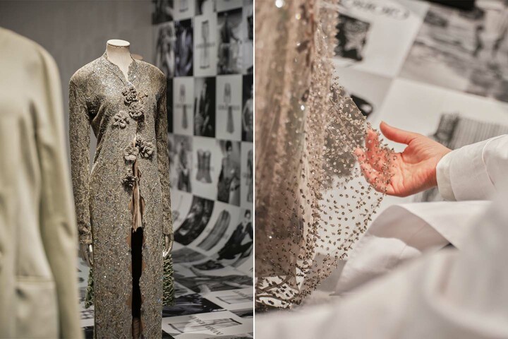 アルマーニ／銀座タワーにて開催中の展示「ARMANI/Archivio」の4階写真