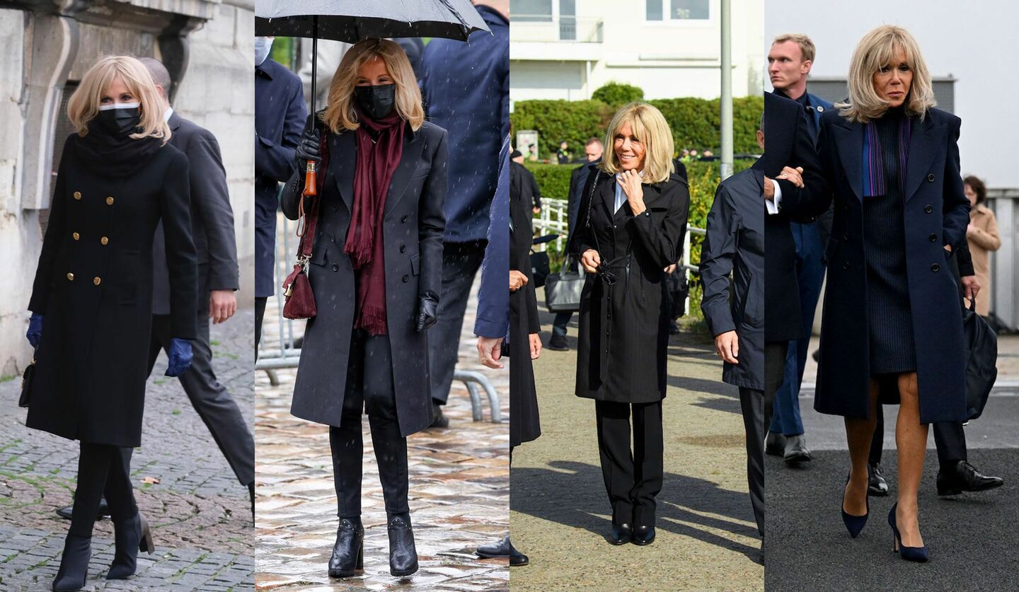 フランス大統領夫人「ブリジット・マクロン」のコートスタイル