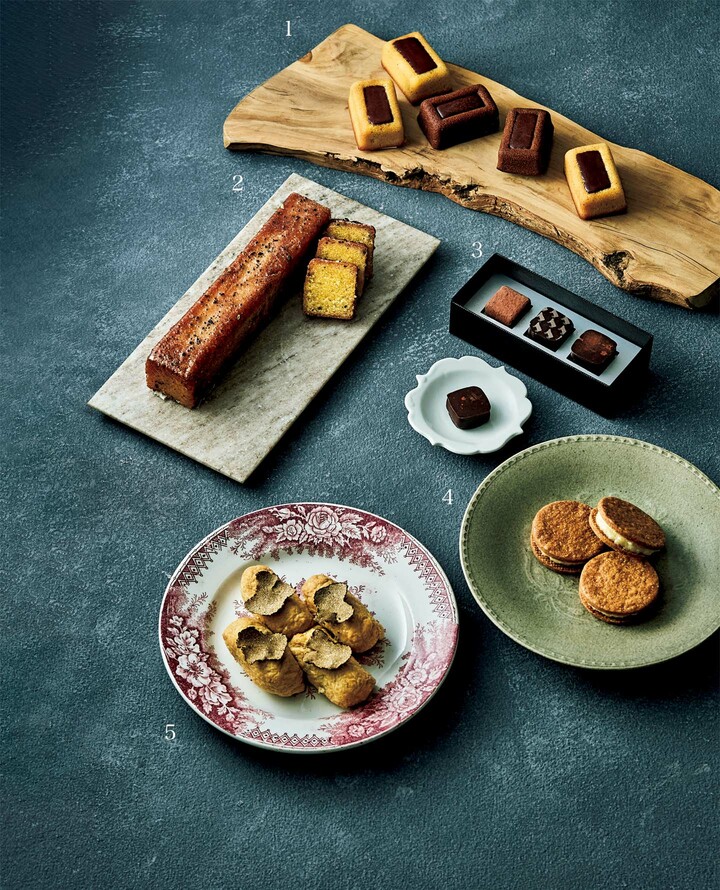 トリュフが香るお菓子5品