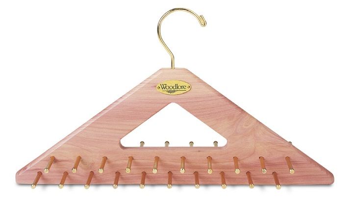ネクタイ・スカーフ用高級ハンガー「タイハンガー 82020」(Woodlore)
