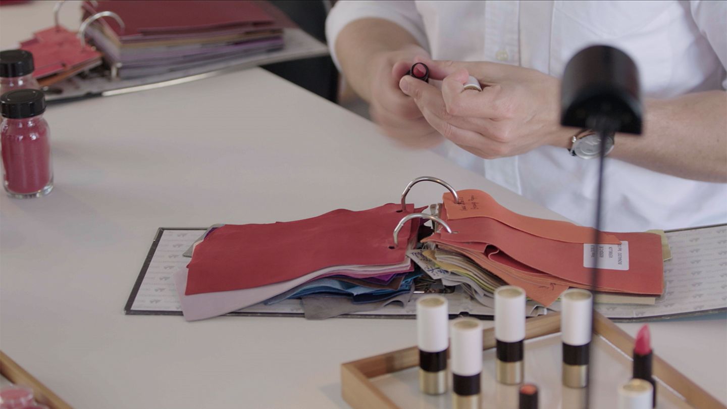 ルージュエルメスを製作している様子