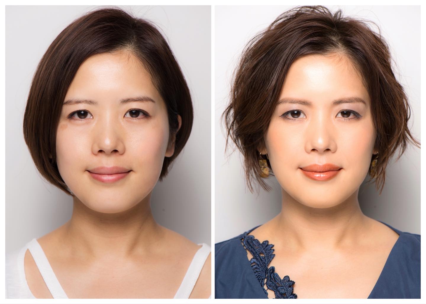 自眉の長さがまばらなため、セルフメイクでは眉メイクもうまくいかず…。