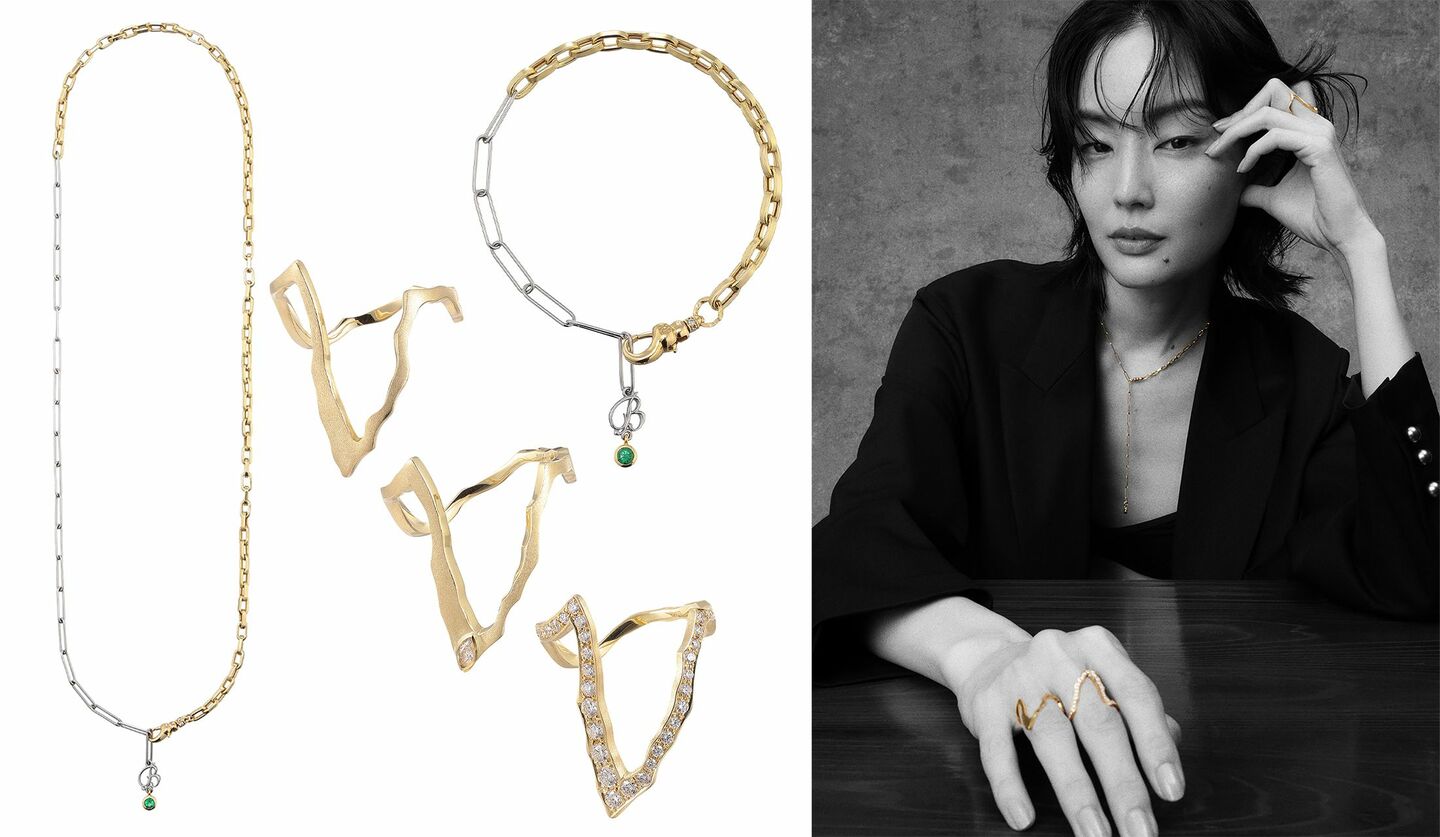 マディソンブルーとミラモアのコラボレーションによるカプセルコレクションジュエリー