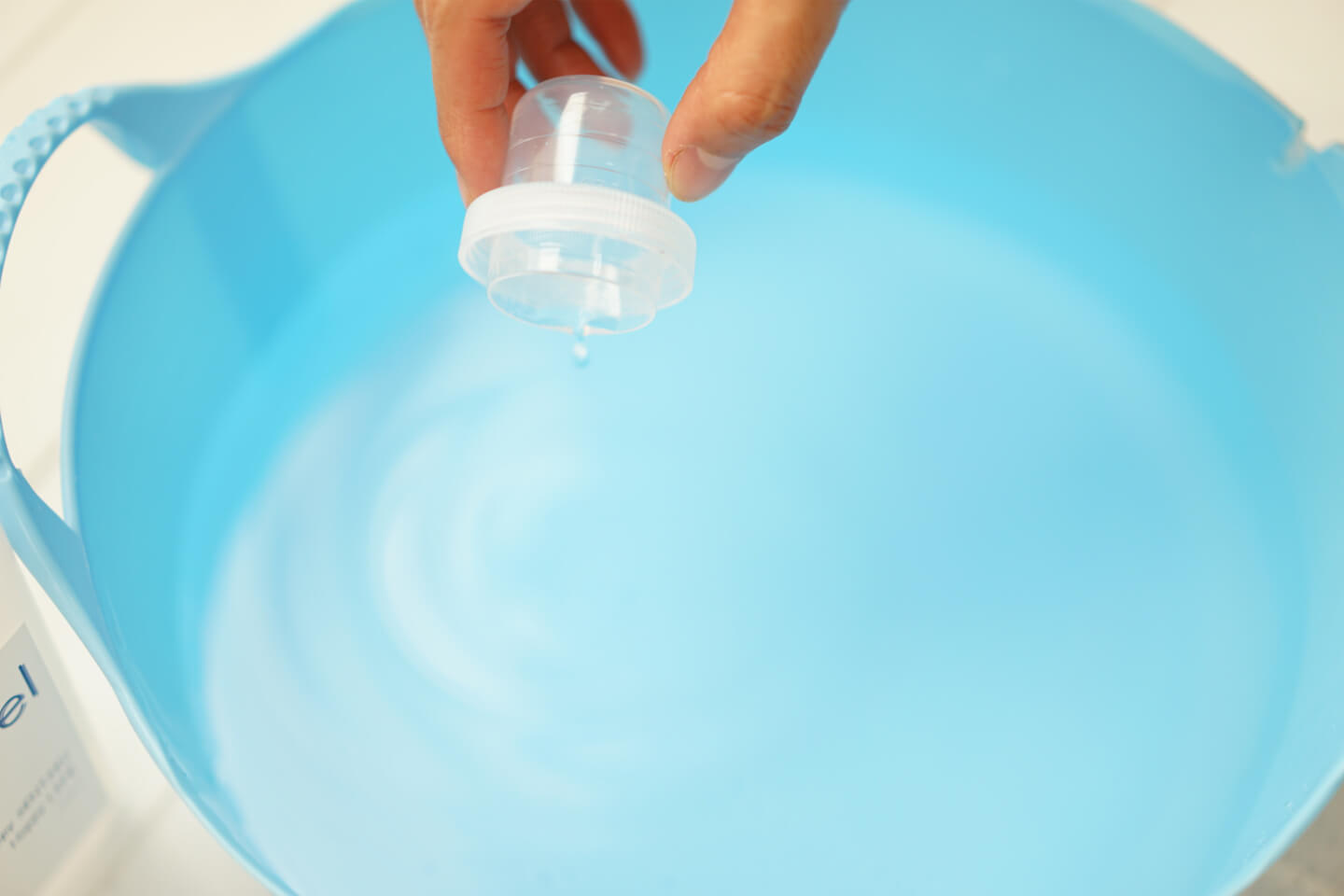 中性洗剤は規定量で使用してください