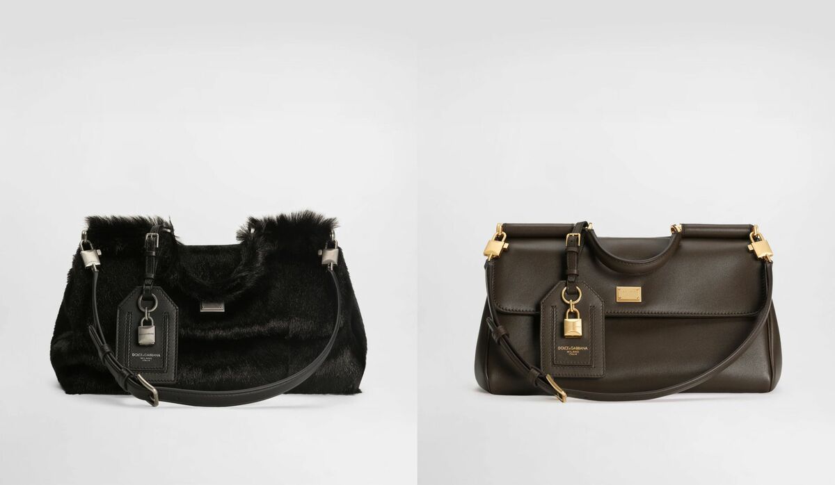 ✨希少 ドルチェ＆ガッバーナ ハンドバッグ ブラックイールスキン ドルチェ＆ガッバーナの人気バッグ「マイ シシリー」新作2選