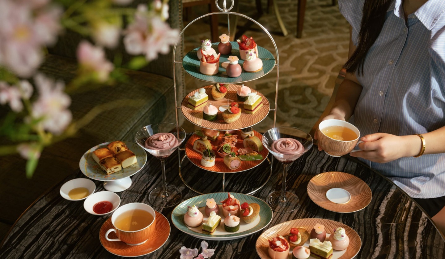 「マンダリン オリエンタル 東京」桜アフタヌーンティー