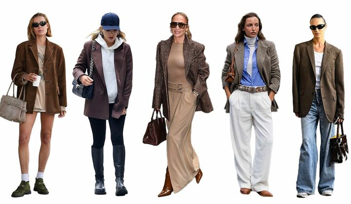 ブラウンジャケットコーデ