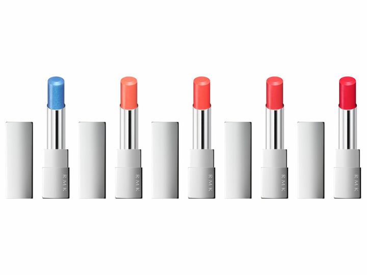 RMK リップスティック コンフォート エアリーシャイン 全15色(左から06、07、08、09、10) ¥3,850