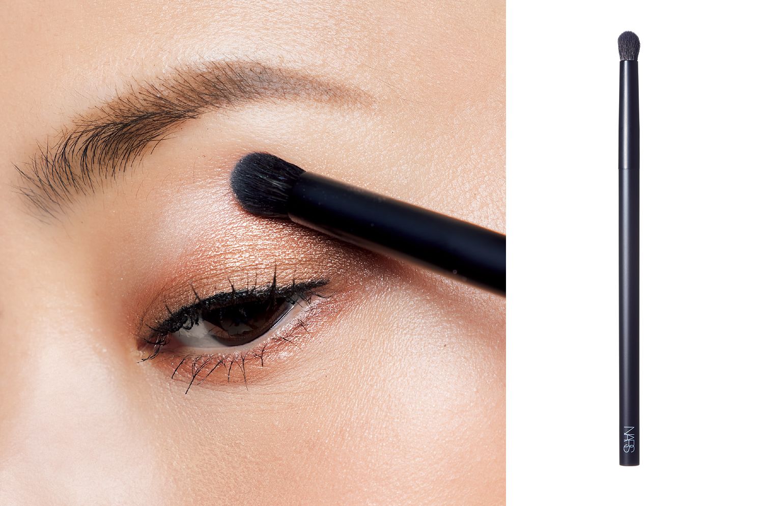 使うのは、しっかり指先ブラシ。NARS スマッジブラシ #25 ¥3,900