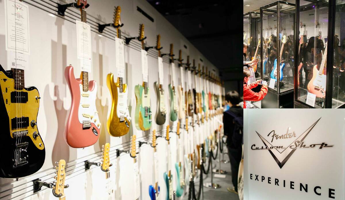 Char、岸谷 香、ハマ・オカモトの実機も！フェンダー カスタムショップ