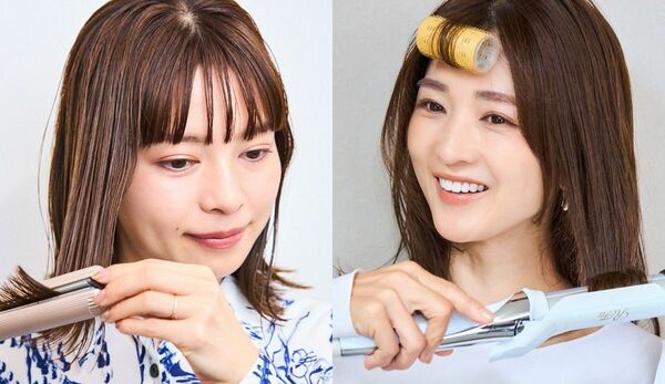 ミディアムヘアの外ハネ「基本の巻き方」と「顔型別スタイリング」