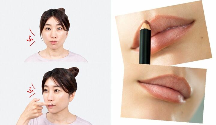 鼻の下が伸びる