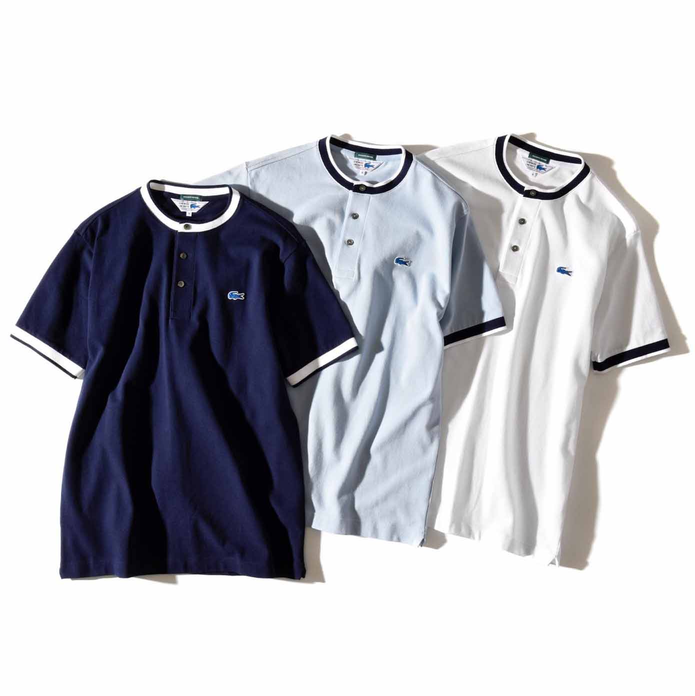 Tシャツ各¥11,000(シップス 銀座店〈ラコステ × シップス〉)