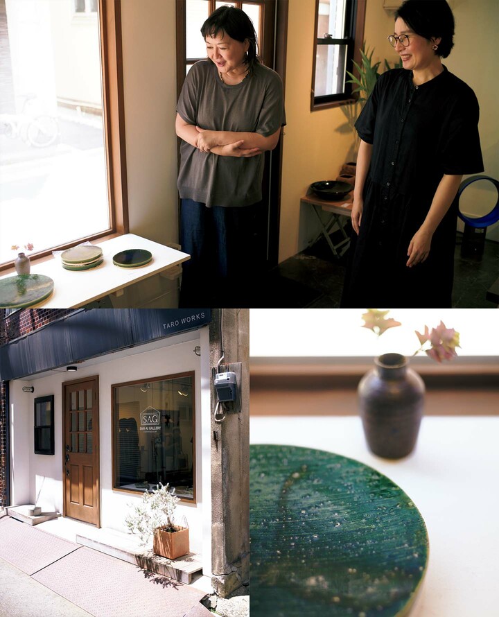 馬喰町の『SAN-AI GALLERY＋contemporary art』を訪れた浦島茂世さん