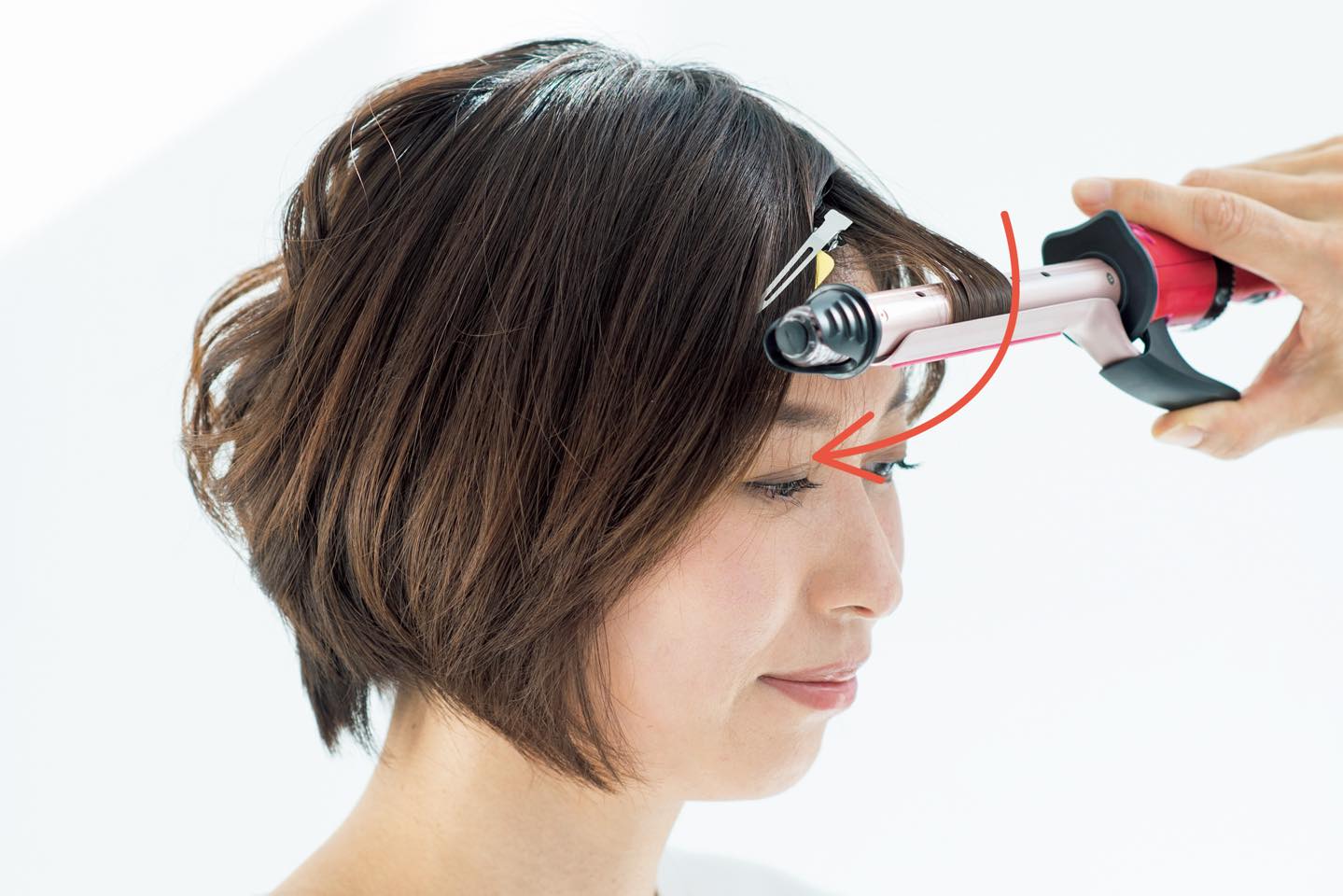 40代 髪型_8,40代 ショートヘア_8,ヘアアレンジ_9