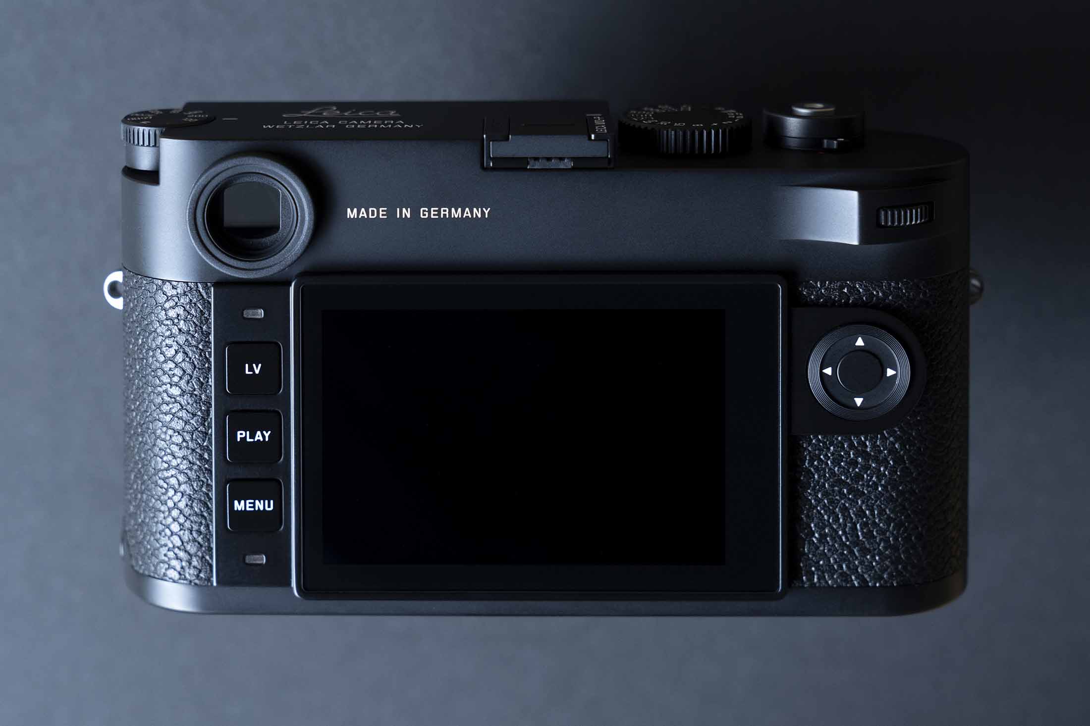 『ライカM10-P』の背面液晶。